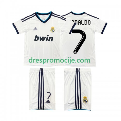 Real Madrid Cristiano Ronaldo 7 2012 2013 Dres Retro Dječji Domaći Kratkih Rukava Real Madrid Cristiano Ronaldo 7 2012 2013 Dres Retro Dječji Domaći Kratkih Rukava